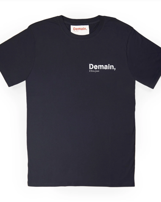 TEE SHIRT ORIGINAL NAVY - DEMAIN IL FERA JOUR